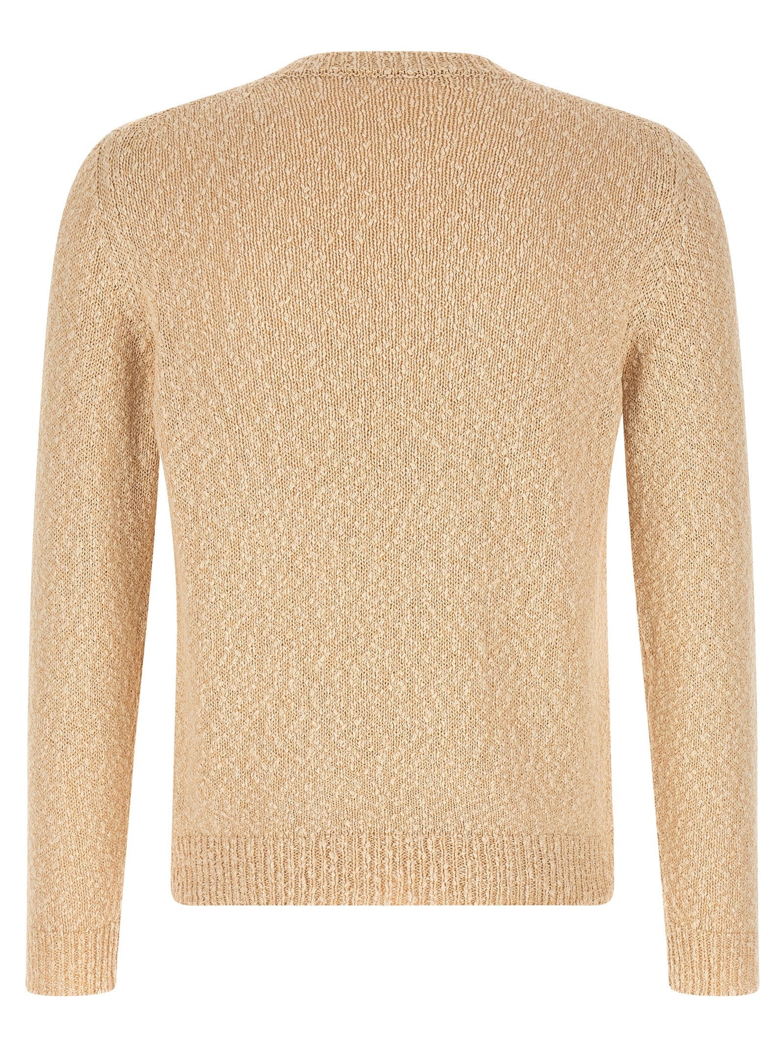 Zanone Two Tone Yarn Sweater Beige
