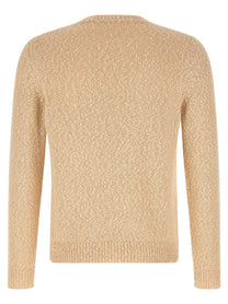 Zanone Two Tone Yarn Sweater Beige