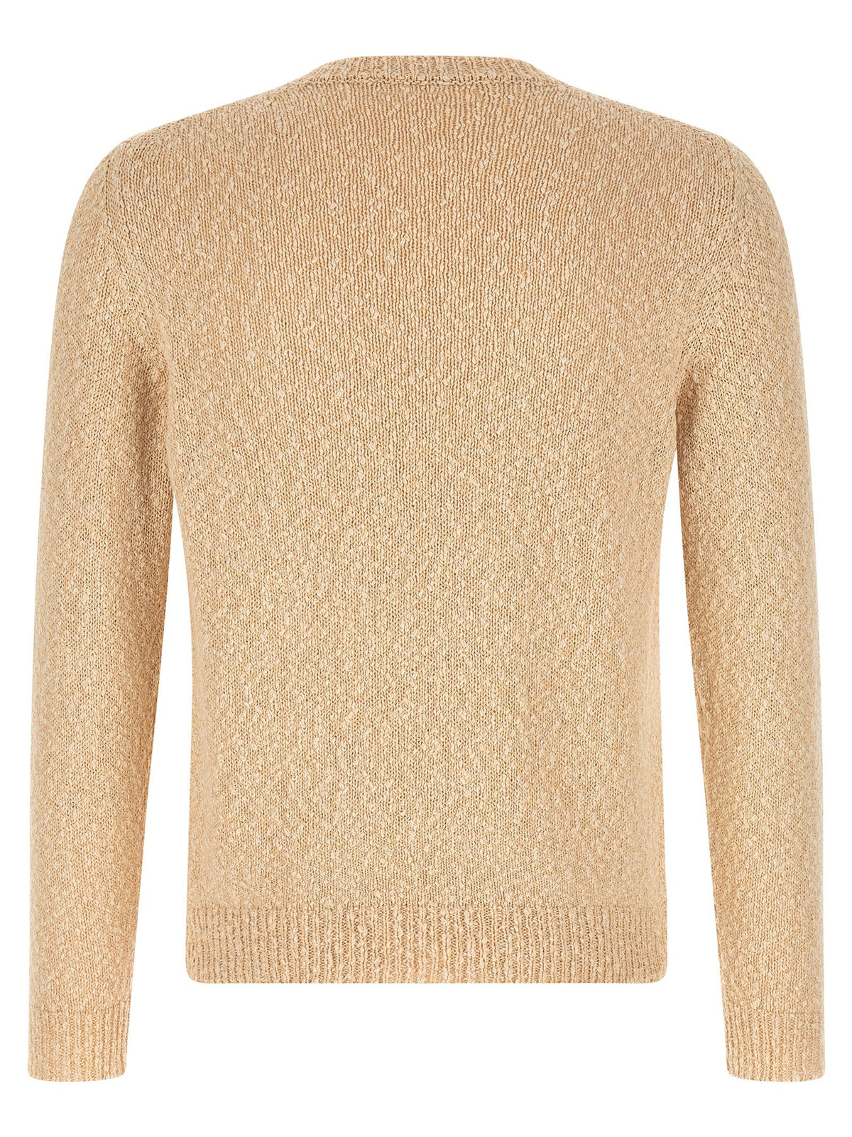 Zanone Two Tone Yarn Sweater Beige, view 2