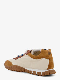 Miu Miu Women's Tyre Technical Fabric and Suede Sneakers White