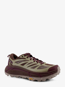 Hoka Men's Mafate Speed Mesh and Rubber Sneakers Red