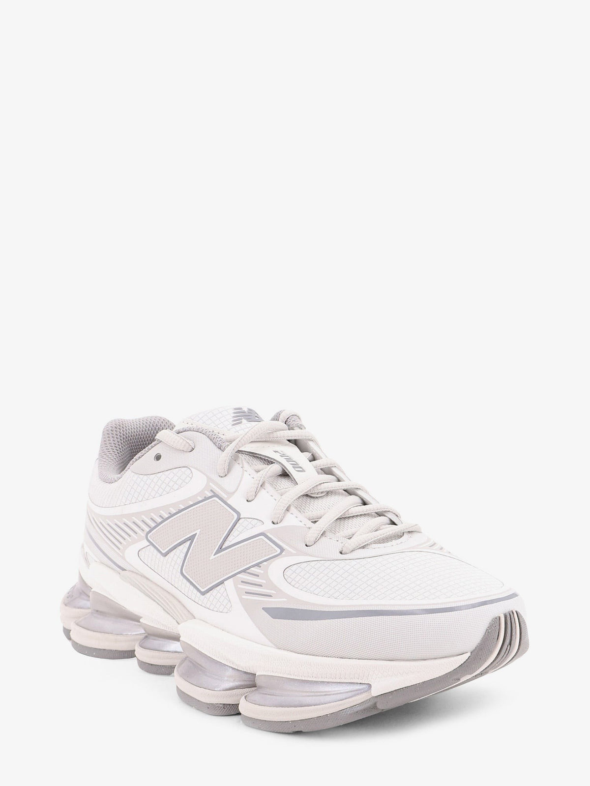 New Balance Men's Mesh and Rubber Sneakers Grey, view 2