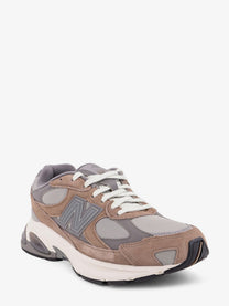 New Balance Men's Leather Sneakers Grey, view 2