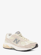 New Balance Men's Mesh and Suede Sneakers TIMBERWOLF, view 2