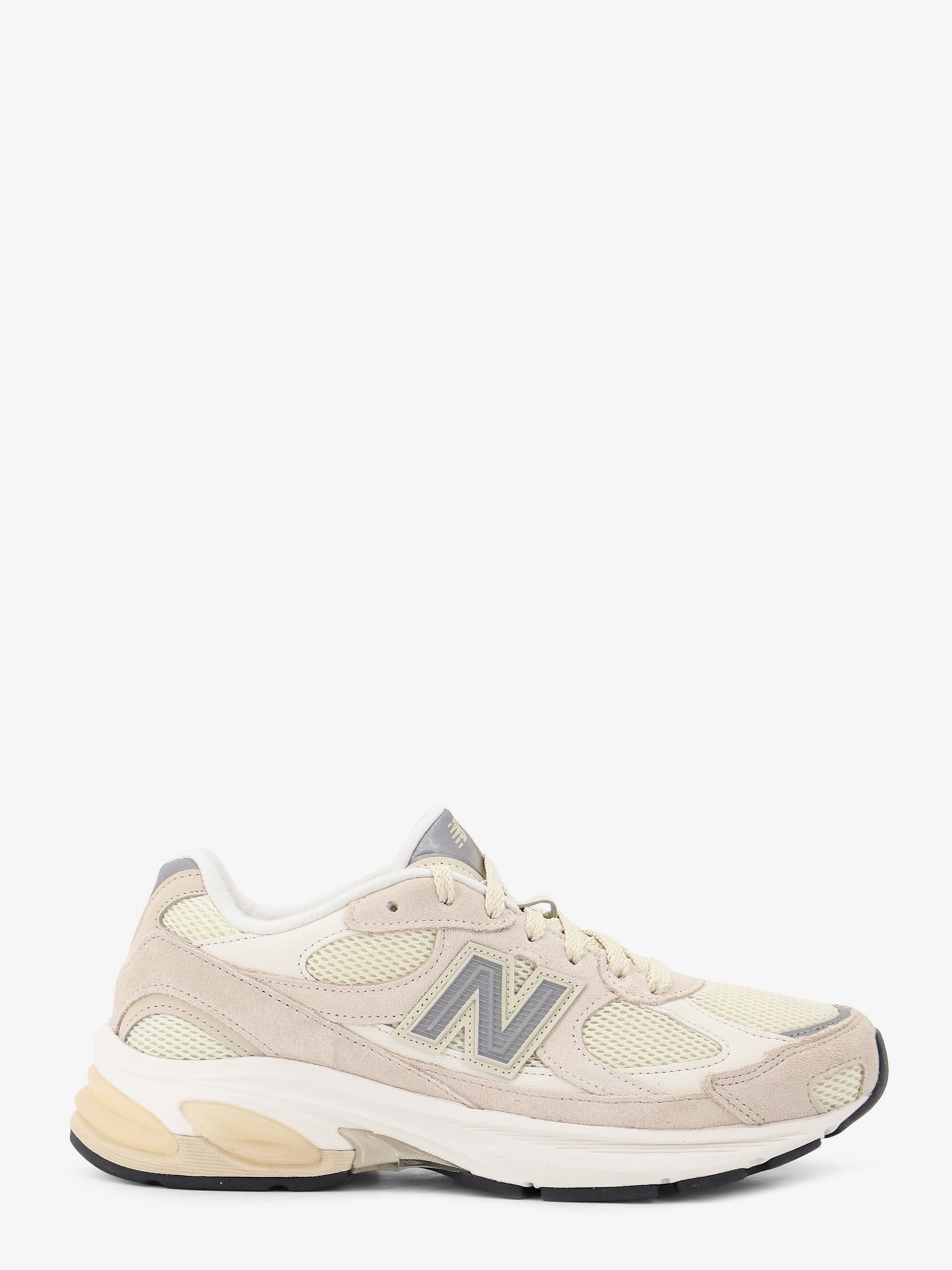 New Balance Men's Mesh and Suede Sneakers TIMBERWOLF
