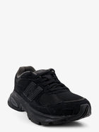 New Balance Men's Sneakers in Mesh and Suede Black, view 2