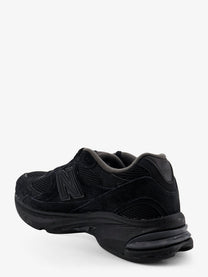 New Balance Men's Sneakers in Mesh and Suede Black