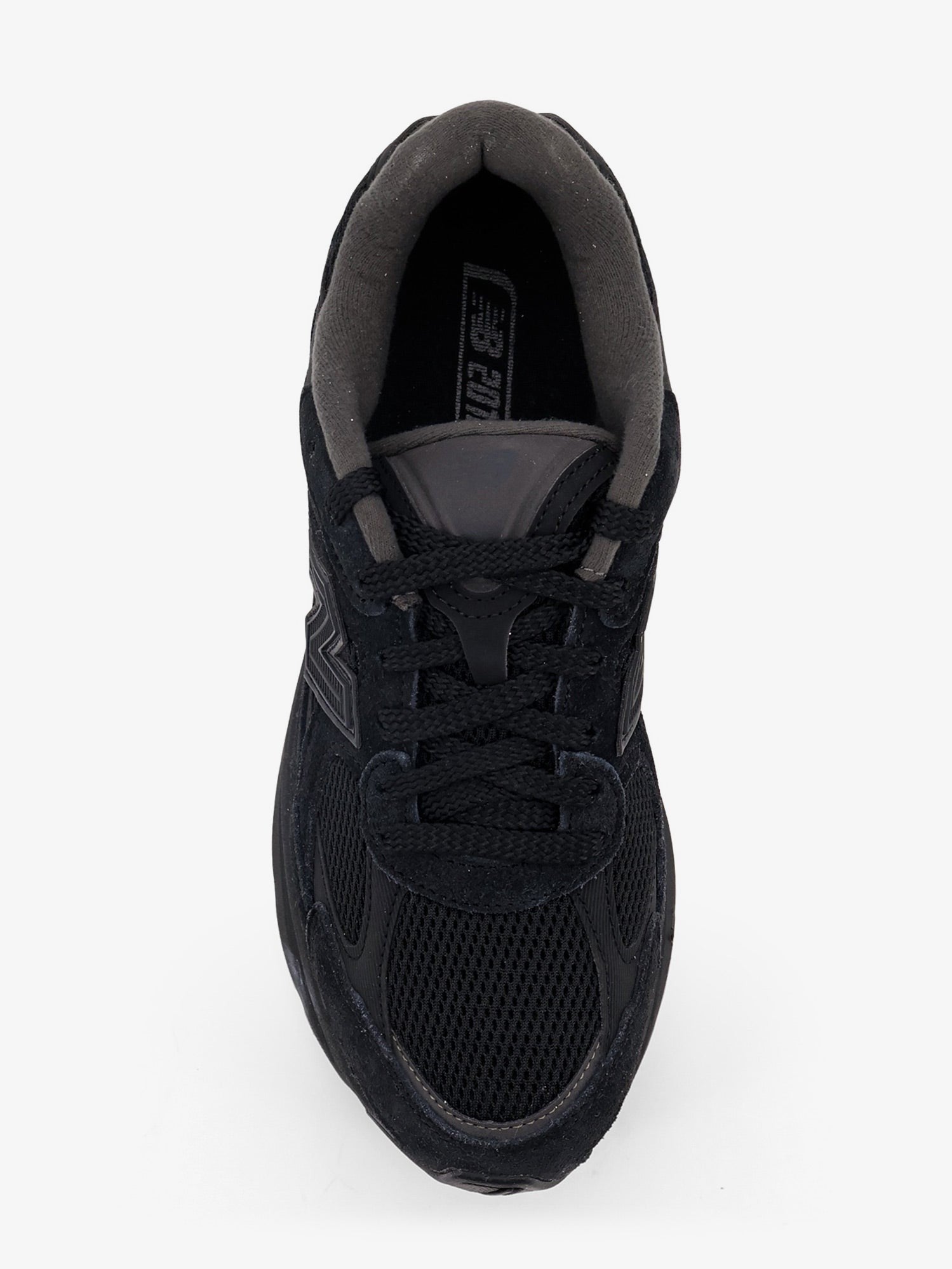 New Balance Men's Sneakers in Mesh and Suede Black