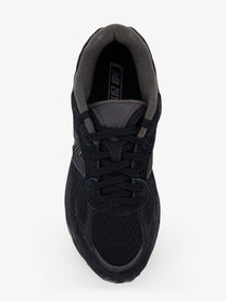 New Balance Men's Sneakers in Mesh and Suede Black