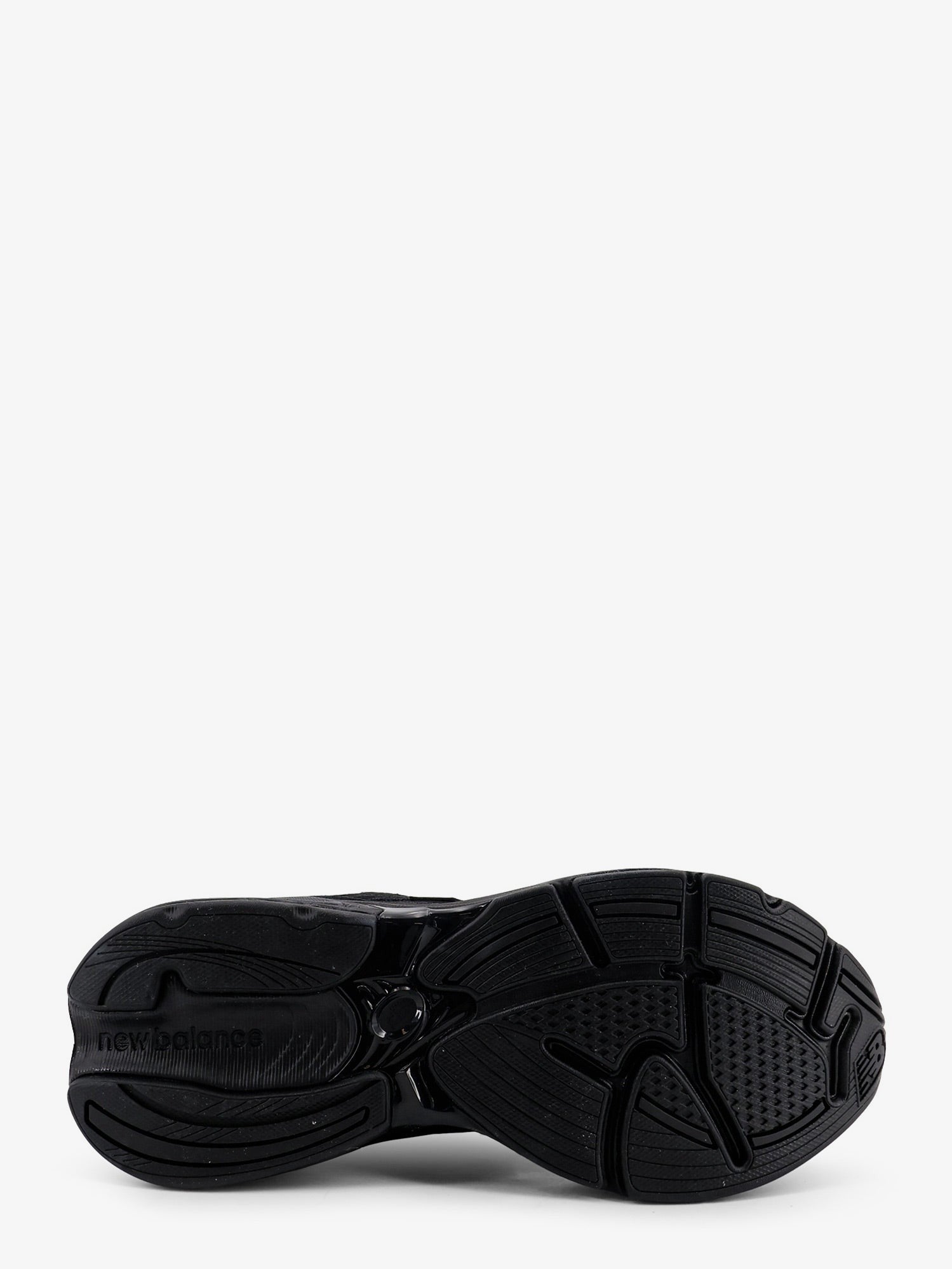 New Balance Men's Sneakers in Mesh and Suede Black