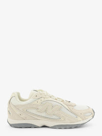 New Balance Women's Mesh and Suede Sneakers White