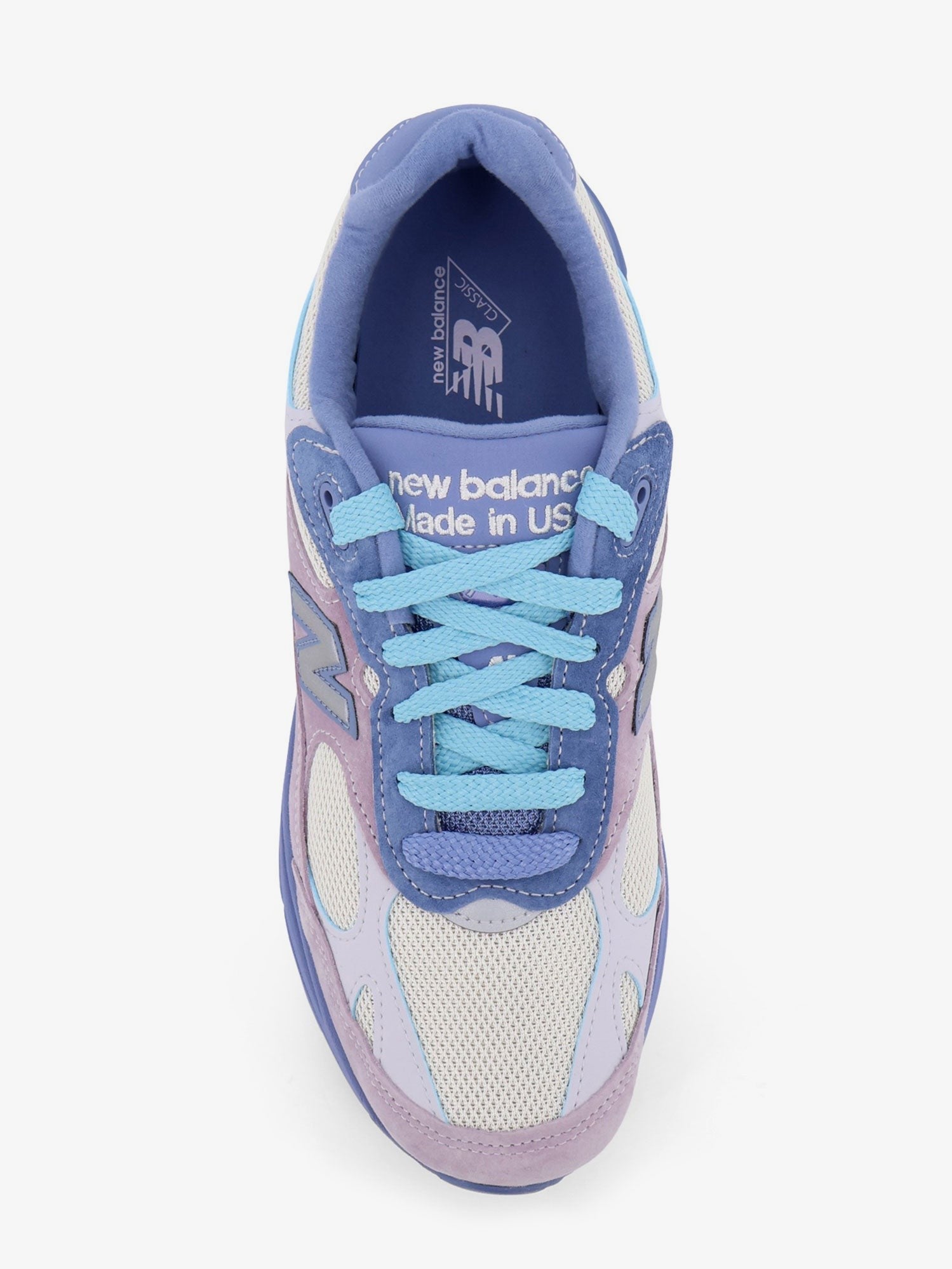 New Balance Unisex Mesh and Suede Sneakers Purple