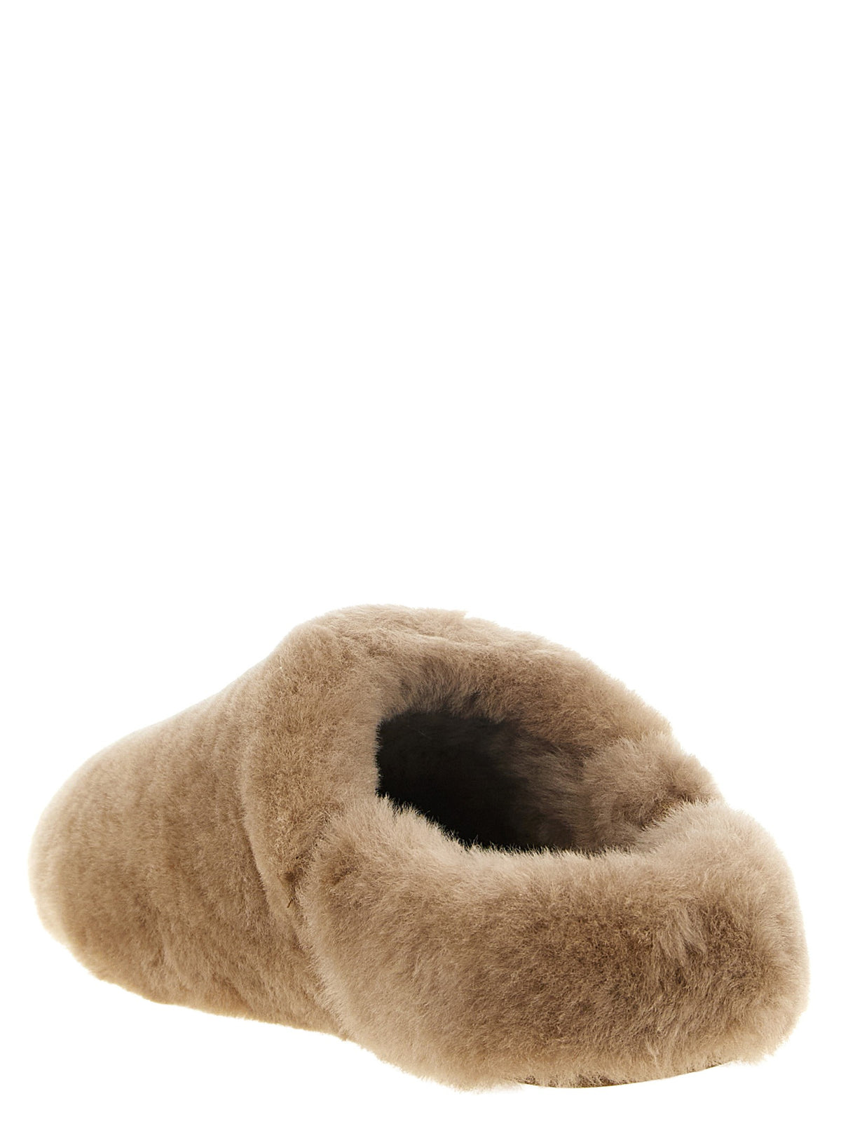 UGG Brown Elea Fluffed Sabots Brown, view 3