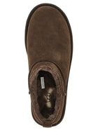 UGG Classic Micro Dark Brown Ankle Boots Brown, view 4