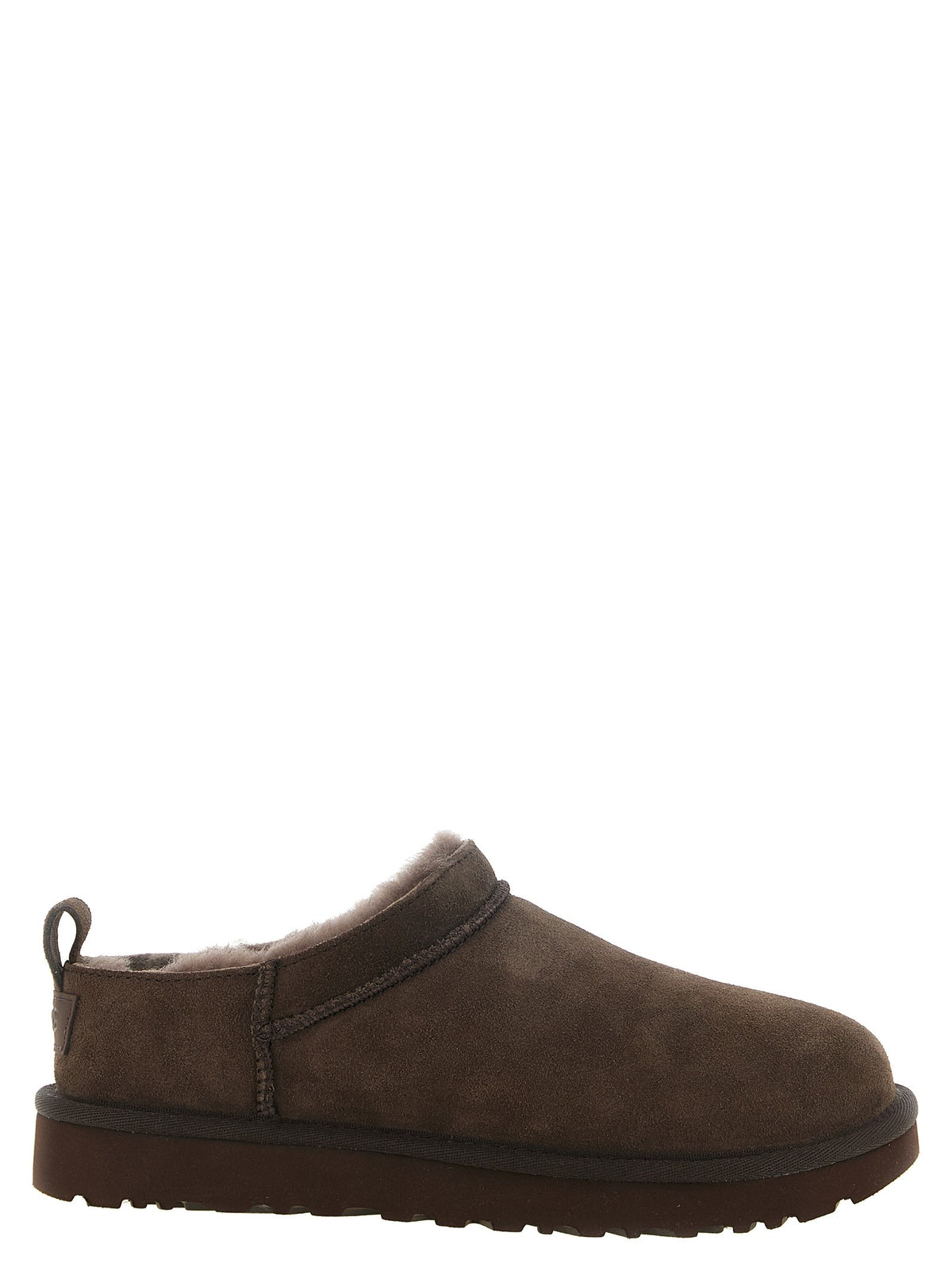 UGG Classic Micro Dark Brown Ankle Boots Brown