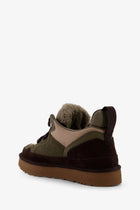 UGG Men's Lowmel Suede and Nylon Sneakers Green, view 3
