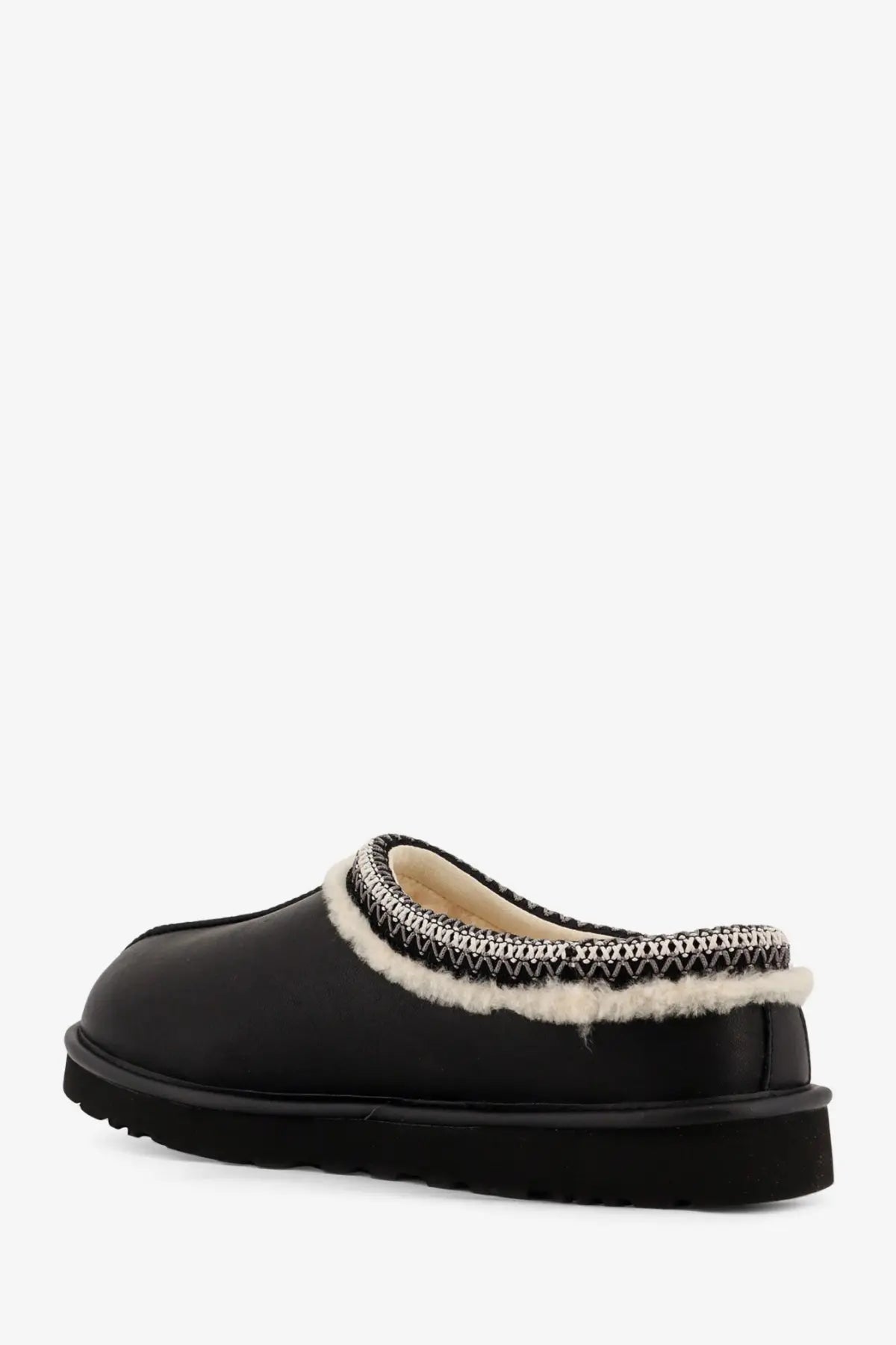 UGG Men's Tasman Noir Leather Slip Black, view 3