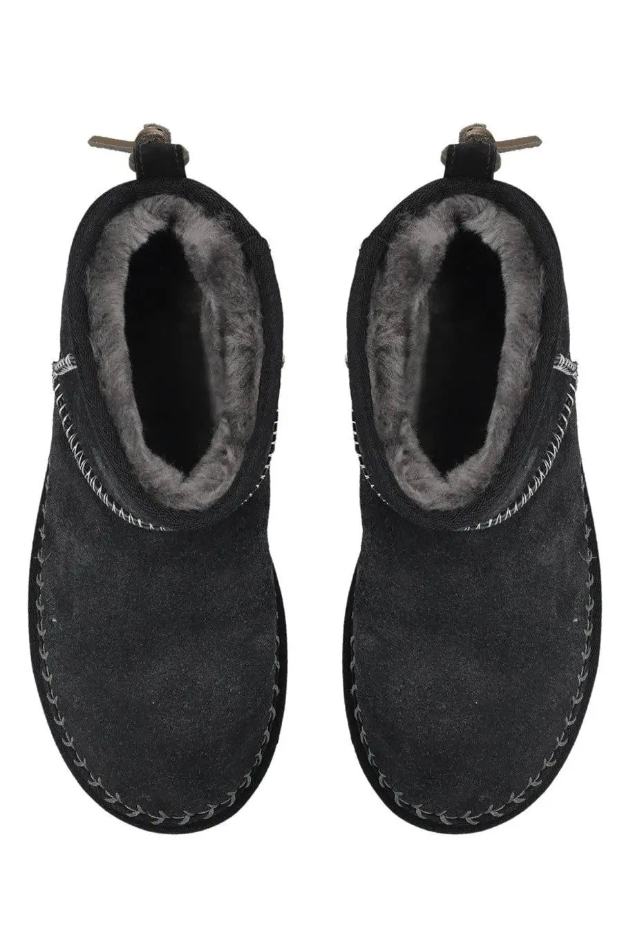 UGG Women's Boot Classic Ultra Mini Biarritz Black, view 2