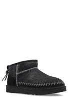 UGG Women's Boot Classic Ultra Mini Biarritz Black, view 3