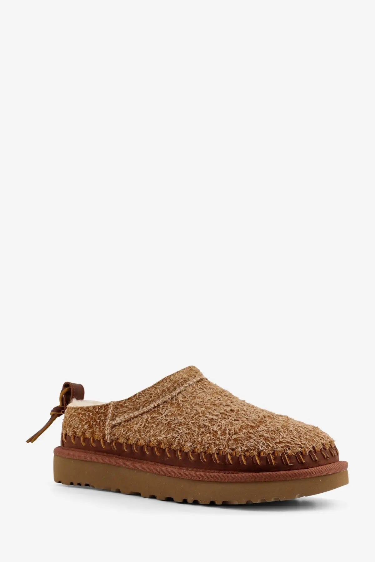 UGG Women's Classic Micro Biarritz Suede Slip Brown, view 2