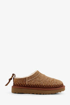 UGG Women's Classic Micro Biarritz Suede Slip Brown