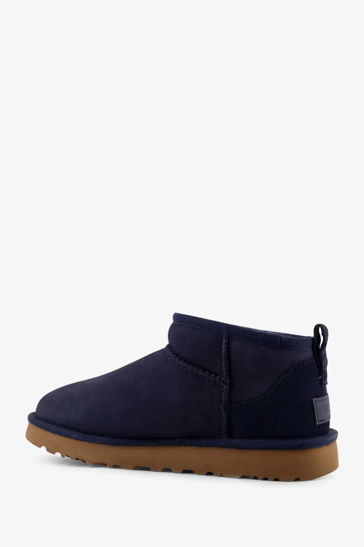 UGG Women's Classic Ultra Mini Suede Boots Blue, view 3