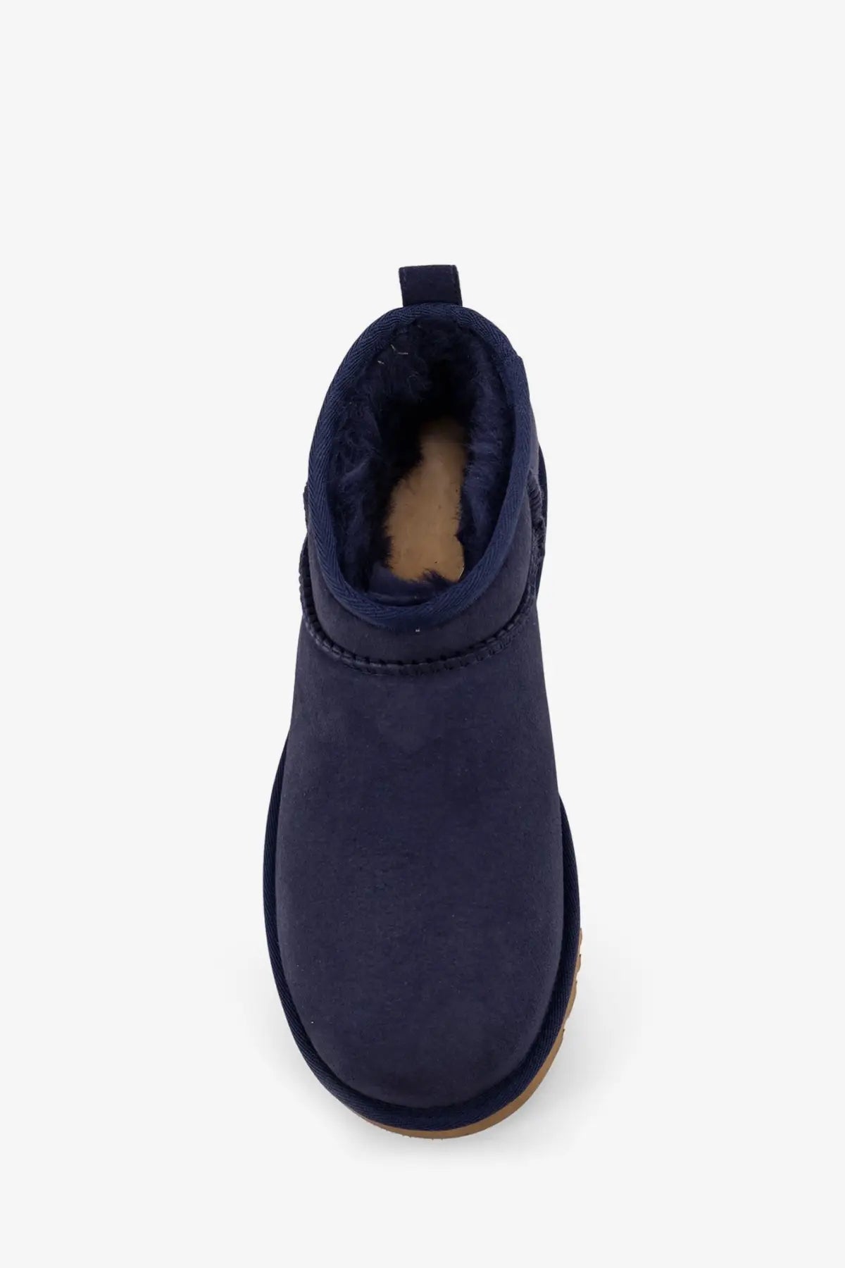 UGG Women's Classic Ultra Mini Suede Boots Blue, view 5
