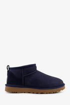UGG Women's Classic Ultra Mini Suede Boots Blue