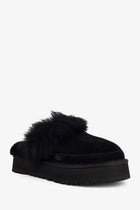 UGG Women's Disquette Chalet Suede Mules Black, view 2