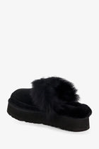 UGG Women's Disquette Chalet Suede Mules Black, view 3
