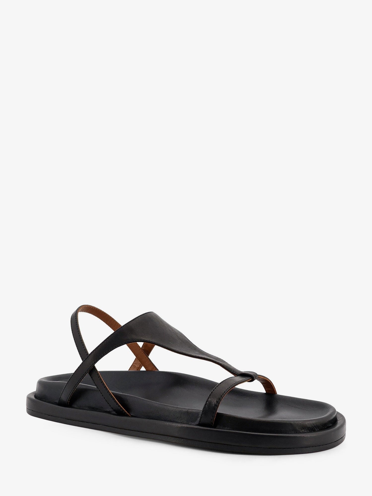 ATP Atelier Women's Ultimo Leather Sandals Black