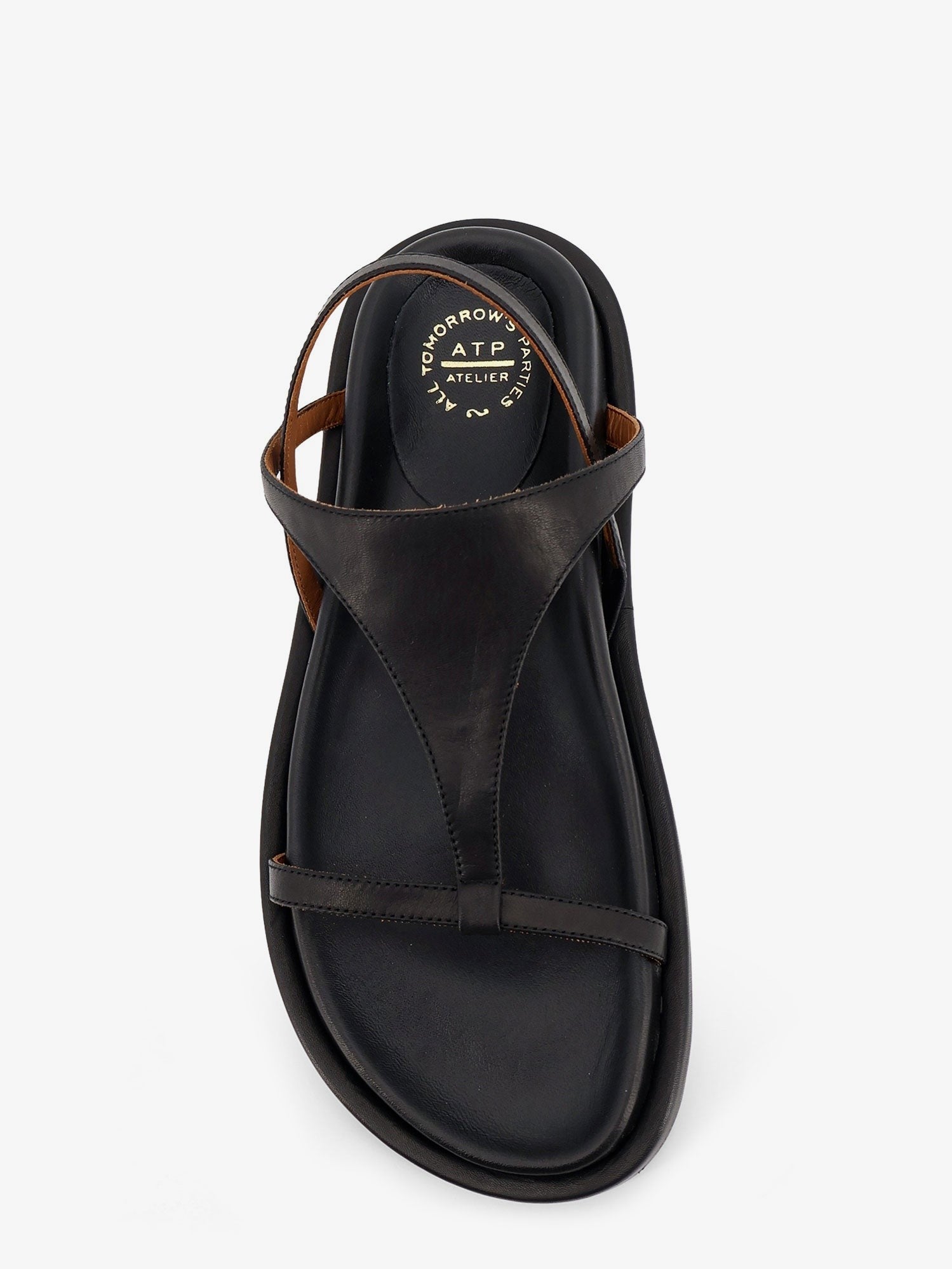 ATP Atelier Women's Ultimo Leather Sandals Black