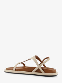 ATP Atelier Women's Ultimo Leather Sandals Gold
