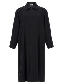 AURALEE Ultra Fine Wool Coat Blue