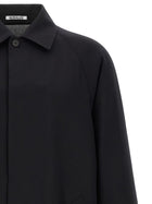 AURALEE Ultra Fine Wool Coat Blue, view 3