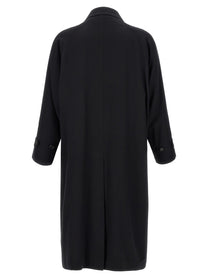 AURALEE Ultra Fine Wool Coat Blue, view 2