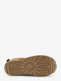 UGG Women's Ultra Mini Bailey Bow Suede Ankle Boot Brown