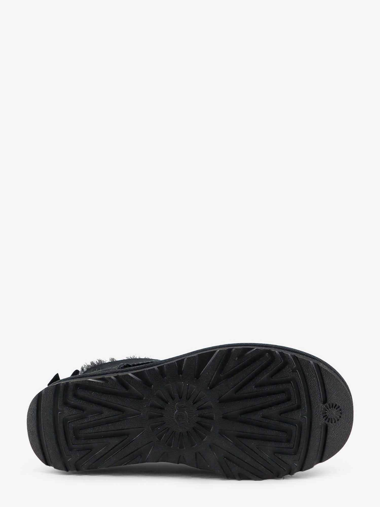 UGG Women's Ultra Mini Bailey Bow Suede Ankle Boot Black