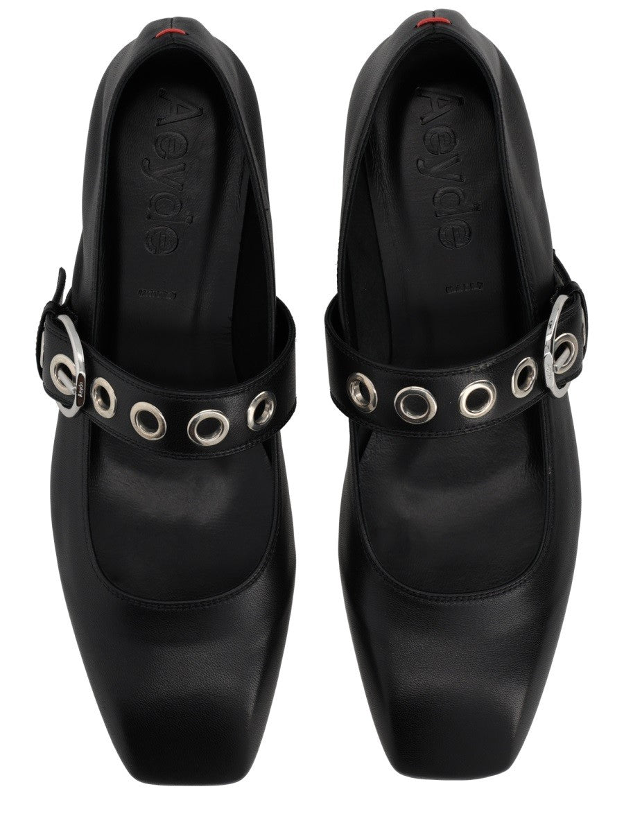 Aeyde Women's Uma Mary Jane Shoe Black