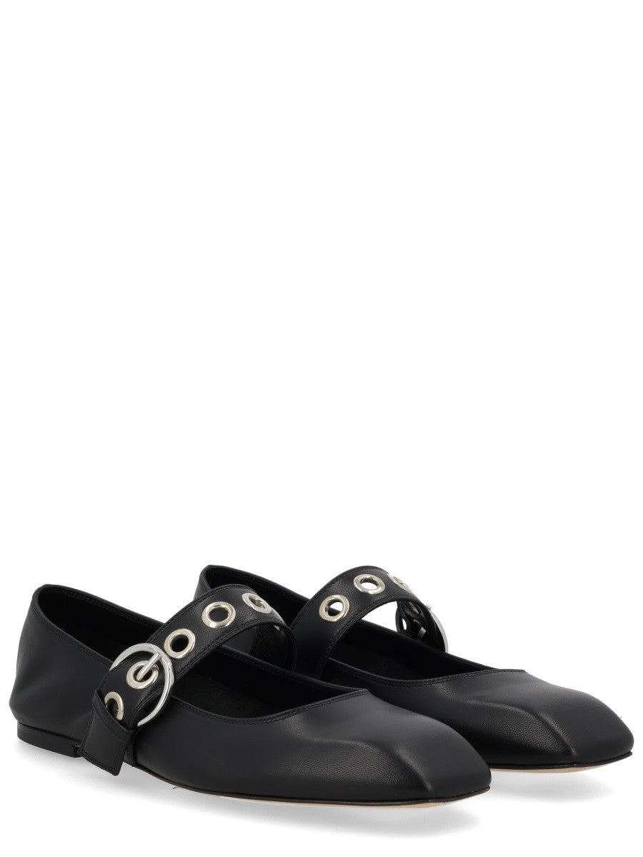 Aeyde Women's Uma Mary Jane Shoe Black