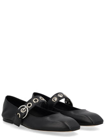 Aeyde Women's Uma Mary Jane Shoe Black
