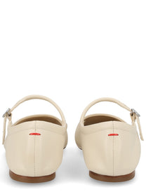 Aeyde Women's Uma Mary Jane Shoe White