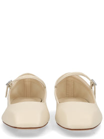Aeyde Women's Uma Mary Jane Shoe White