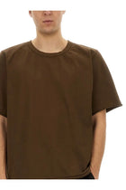 Uma Wang Men's Cotton Shirt Brown, view 4