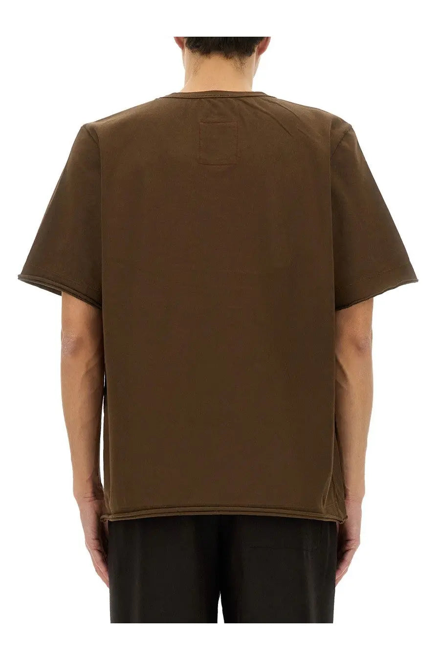 Uma Wang Men's Cotton Shirt Brown, view 3