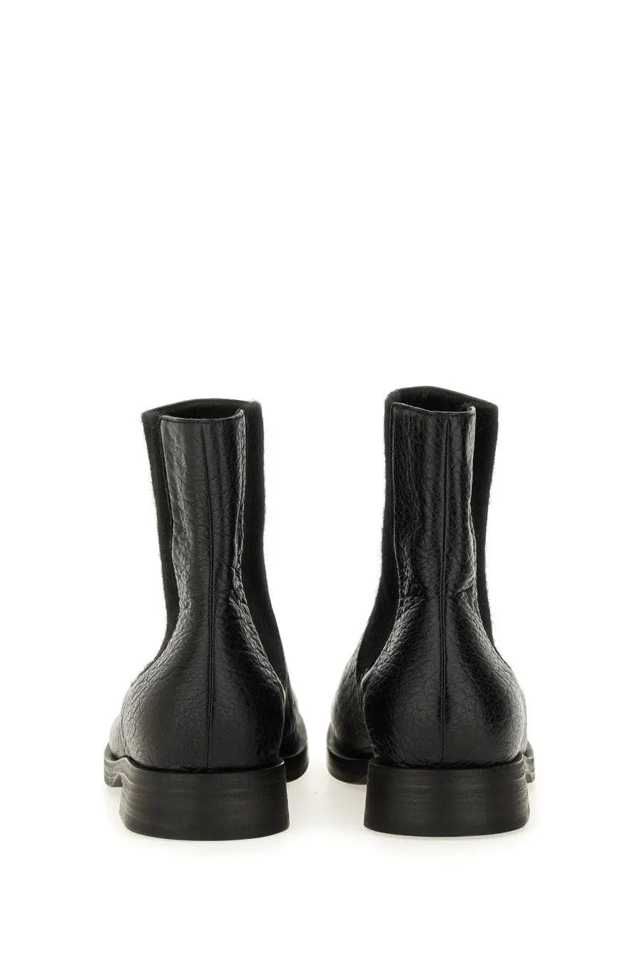 Uma Wang Men's Leather Boot Black, view 3