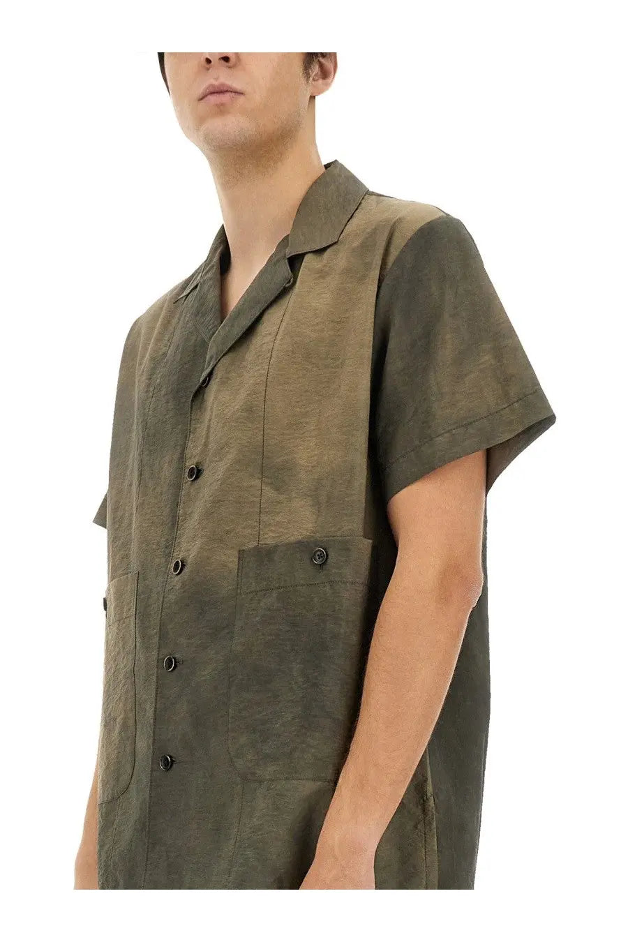 Uma Wang Men's Terry Shirt Grey, view 4