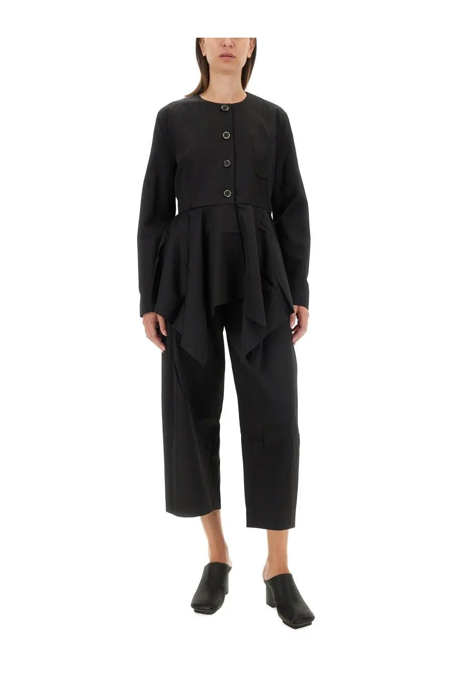 Uma Wang Women's Koney Shirt Black, view 2