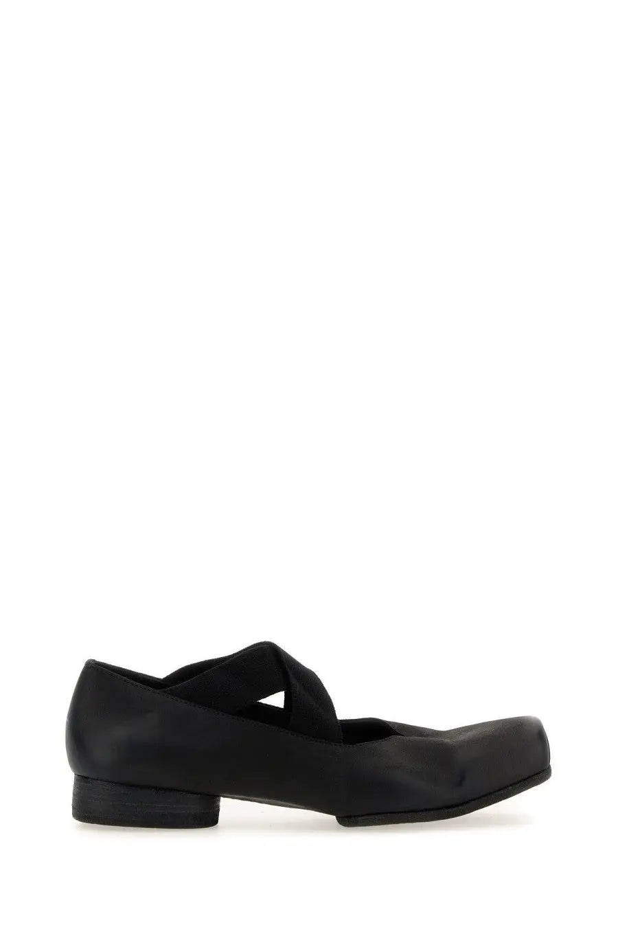 Uma Wang Women's Leather Ballet Flats Black