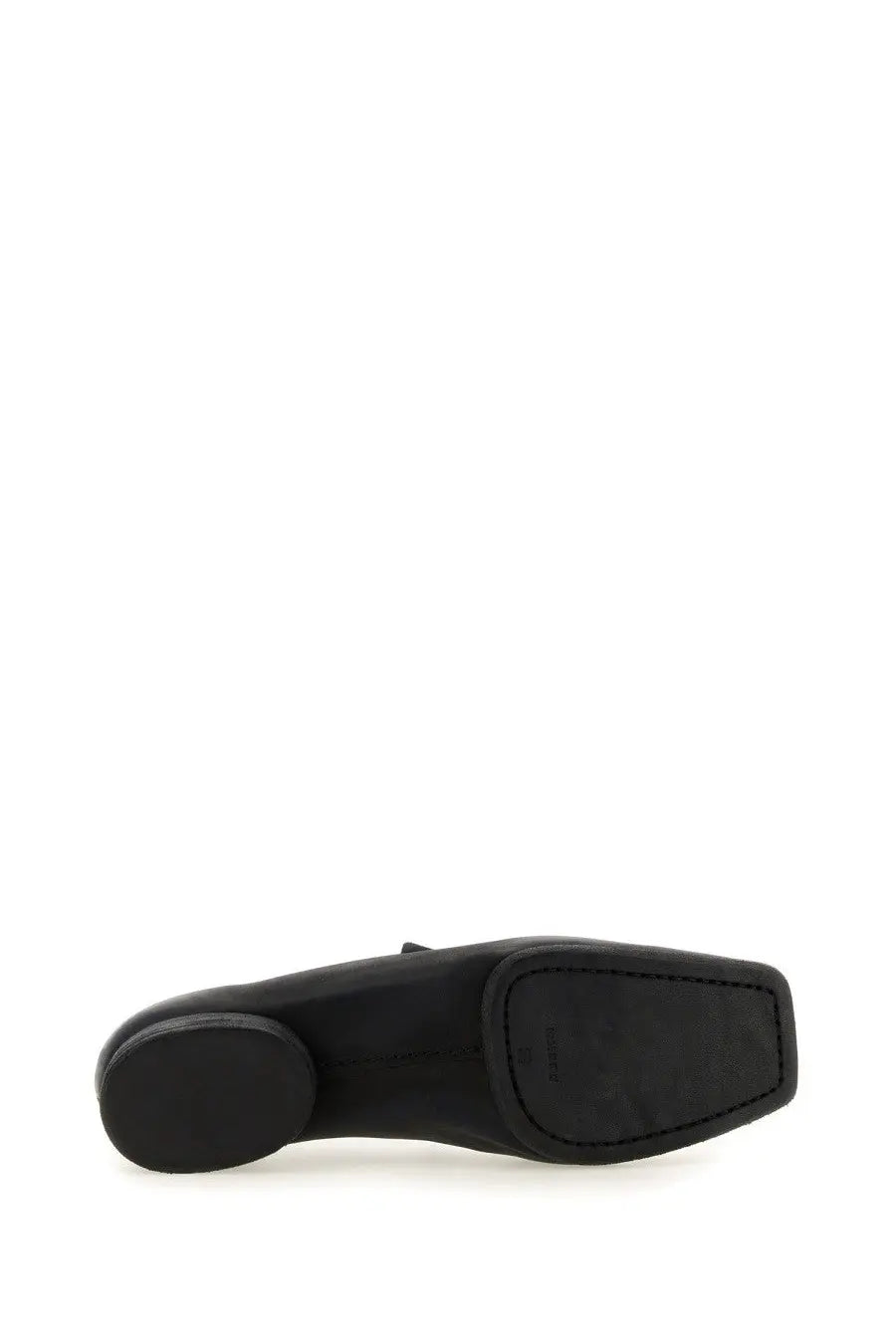 Uma Wang Women's Leather Ballet Flats Black, view 3
